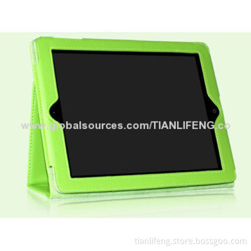 Fashionable Leather Case for iPad 2, 3 and 4